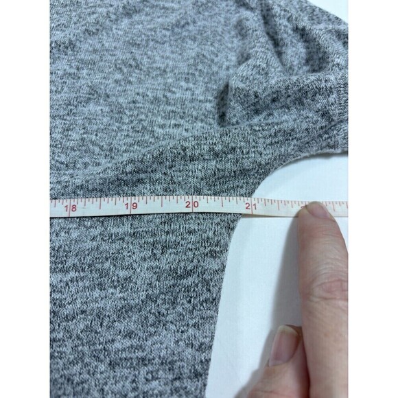 Rag & Bone Theo Long Sleeve Tee Small Grey Marled - Picture 6 of 10